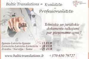 Baltic Translations, tulkošanas birojs