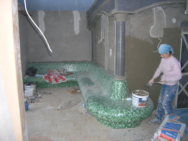 Bathhouse construction