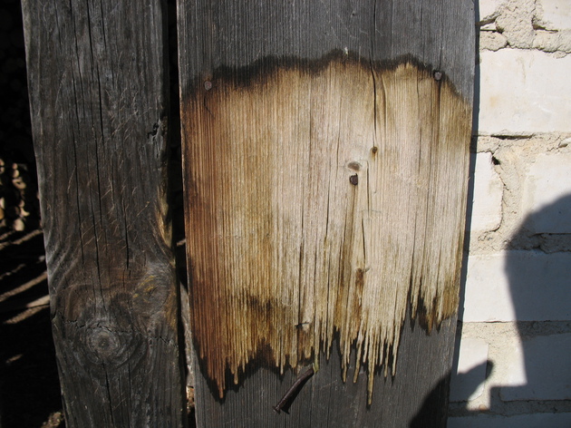 Wood bleacher