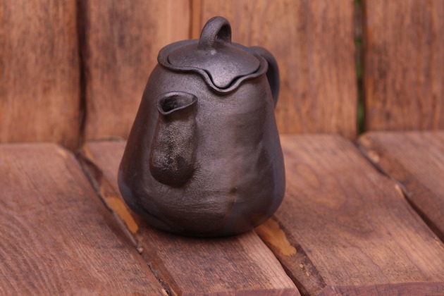 kandavas keramikas ceplis keramika tējkanna svēpētā slāpētā keramika