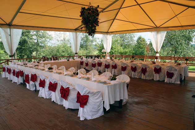 Plätze für Hochzeitsfeiern