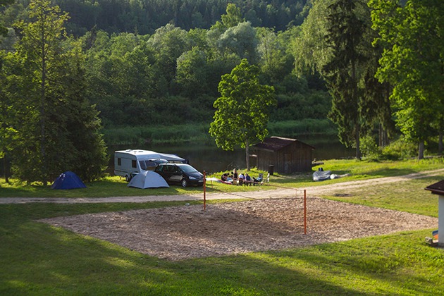 Relaxation at the Gauja river