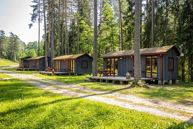 Campsite cottages