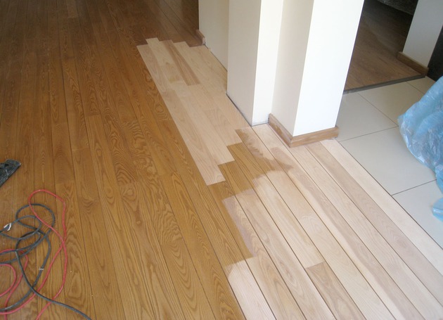 Wooden floor restoration