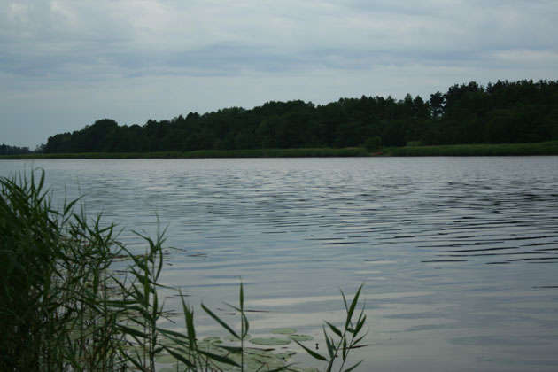 Recreation at the river Venta 