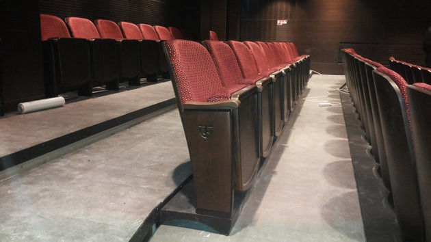 Concert hall chairs