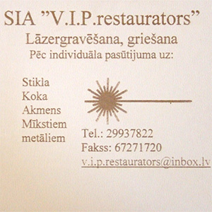V.I.P. Restaurators, SIA