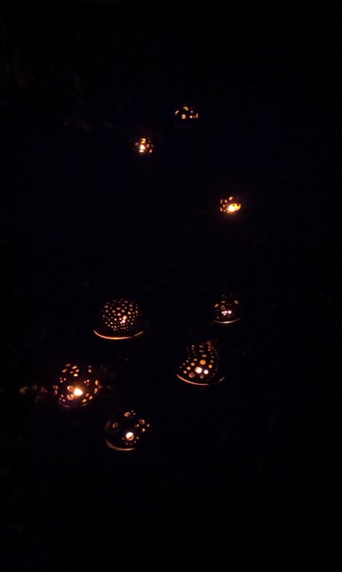 Keraminės molio lauko žvakidės